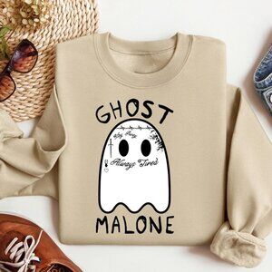 Ghost Malone Sweatshirt, Halloween Sweatshirt